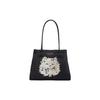 New Kate Spade Fabric Tote Bag, Shopping Bag, Handbag, Shoulder Bag Regular Women's Black PXR00273-001