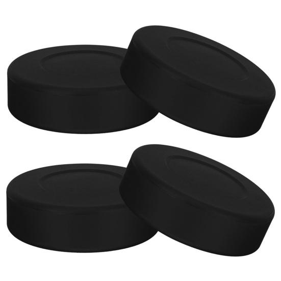 TronX Confezione Da 100 Dischi Da Hockey Su Ghiaccio – Regolamento Ufficiale, 170 G, Colore Nero, Dimensioni Standard Per Gioco E Allenamento