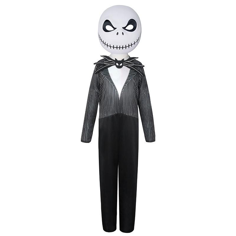 Scary Jack Skellington Cosplay Suit For Boys Perfect For Halloween Parties