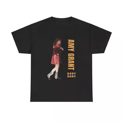 Amy Grant Baby Baby Unisex Schweres Baumwoll-T-Shirt, 90er