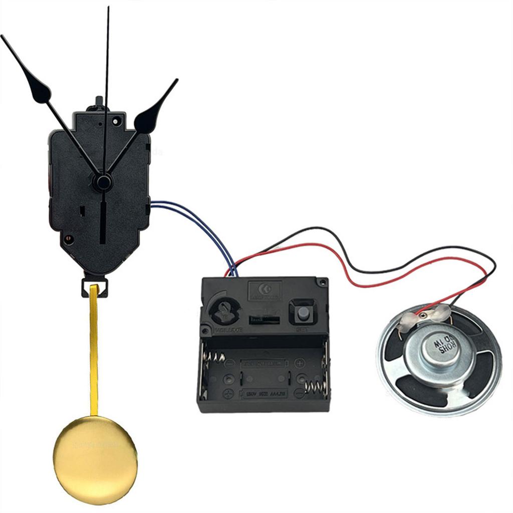 Quartzs Pendulum Clock Movement Mechanism DIY Repair Parts Replacement Kits with Melodies Chimes Box Horn Accessories