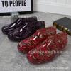 Spring and Autumn shallow mouth low-top men's and women's rain shoes bathroom cleaning work rubber shoes waterproof shoes non-slip overshoes men's