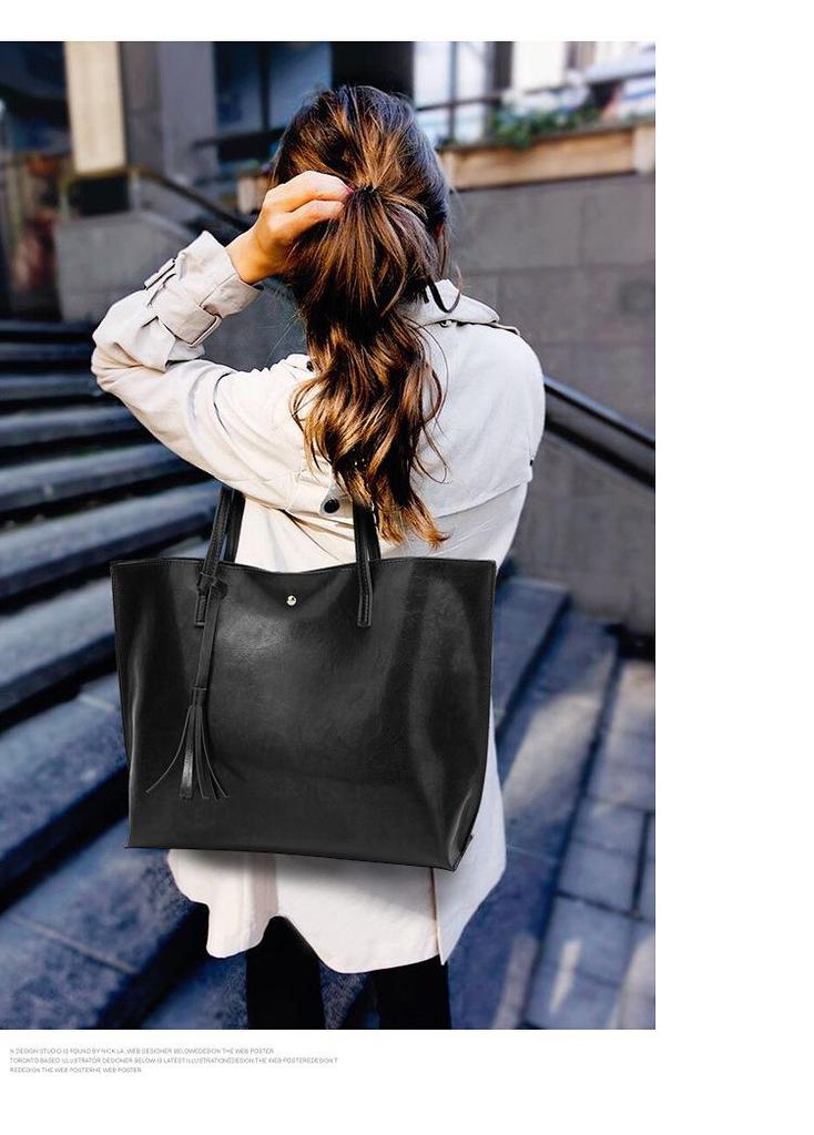 2026 Versatile European and American One-Shoulder Large Capacity Tote for Women
