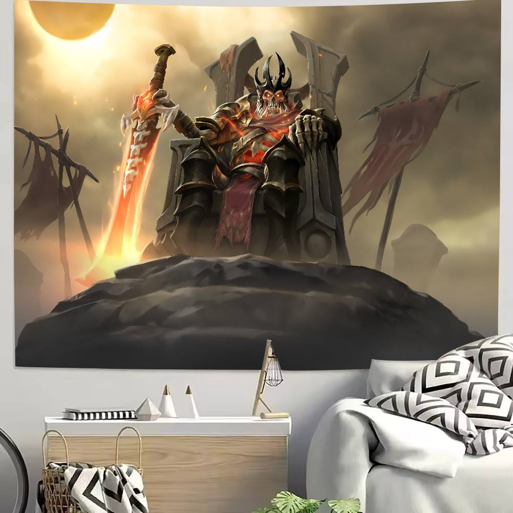 Large Cool Fashion XL Dota 2 Gaming Tapestry Popular Room Decoration Wall Tapestry Art Room Home Decor Wall Art Decor