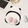 Kawaii Pink Panda Mouse Pad Silicone Wrist Mouse Pad Cute Non Slip Computer Office High-End Mouse Pads For Girls