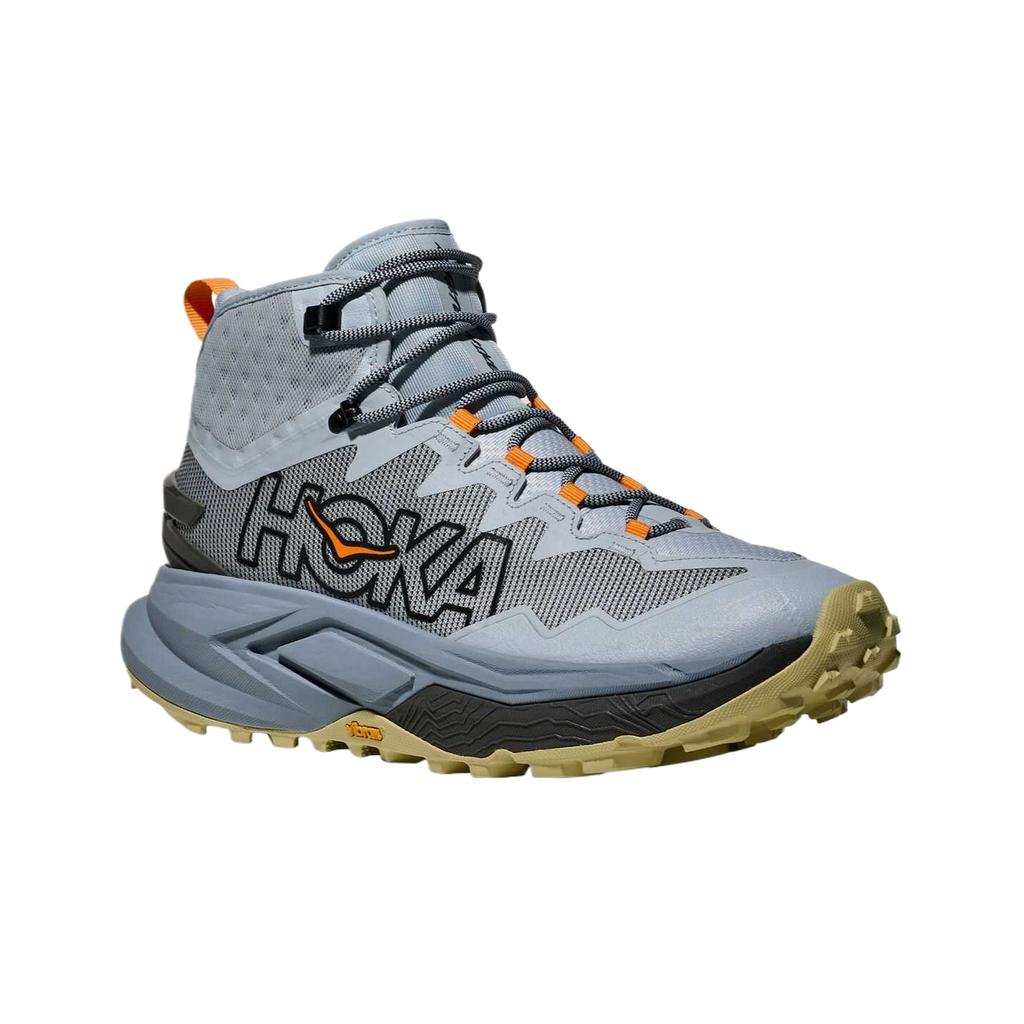HOKA One One Synthetic Leather Mafate Hike Round Toe Lace-Up Breathable Support Durable Mid-Top Hiking Shoes Men Hiking Shoes 1171921-MLTM