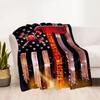 Firefighter Tribute Blankets are suitable for living rooms,making them an ideal choice for outdoor travel and gifts.