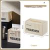 Plastic Tissue Box Holder Paper Storage For Living Room Napkin Holder Container With Lid For Home Office