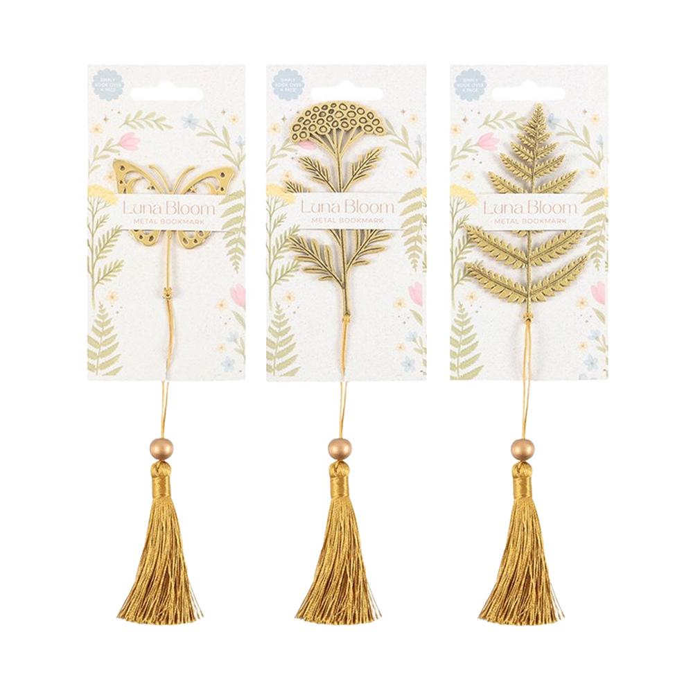 Something Different Metal Leaf Bookmark (Pack of 24)