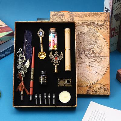 Magic Gem Quill Retro Dip Pen Set Graduation Souvenir Teachers' Day Gift