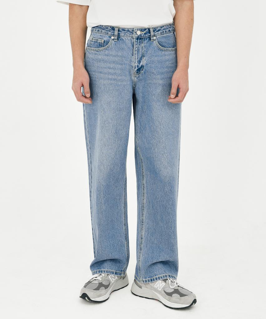 Seleuji Semi-Wide Denim Pants V1_Blue