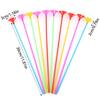 10/20/30/50Pcs 31cm Latex Balloon Stick White Plastic Macaron Balloons Holder Cups for Wedding Birthday Decor Accessories 5