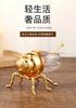 European Classical Style Bee Sugar Cup Golden Sugar Cup with Spoon High-grade Kitchen Seasoning Jar Metal Crafts
