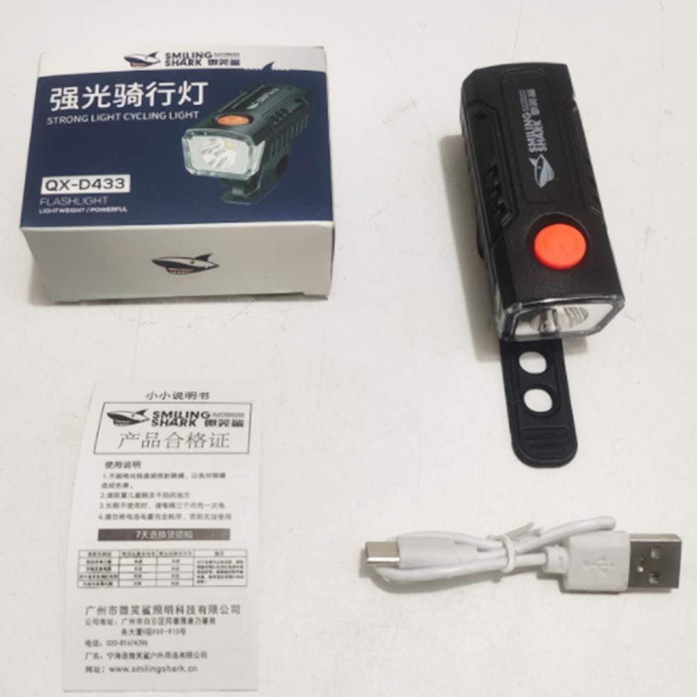 Solar Bike Light Headlight USB Rechargeable Display Bicycle Flashlight Front Lamp For Mountain And Road Bikes Dropshipping