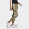 adidas Neo Vintage Stripe Print Color Block Cropped Sports Pants Women Bottoms Olive HG1615