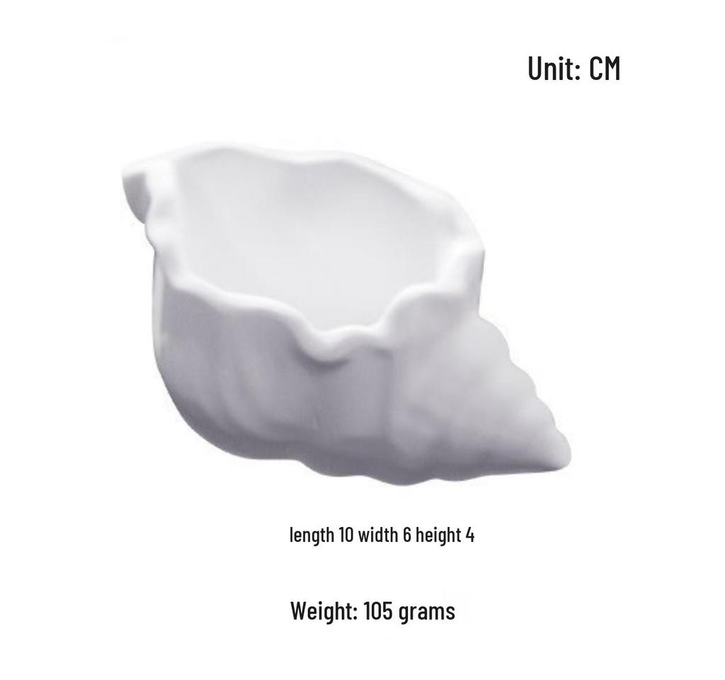 Seashell & Moon Scented Candle Holder and Decorative Tray