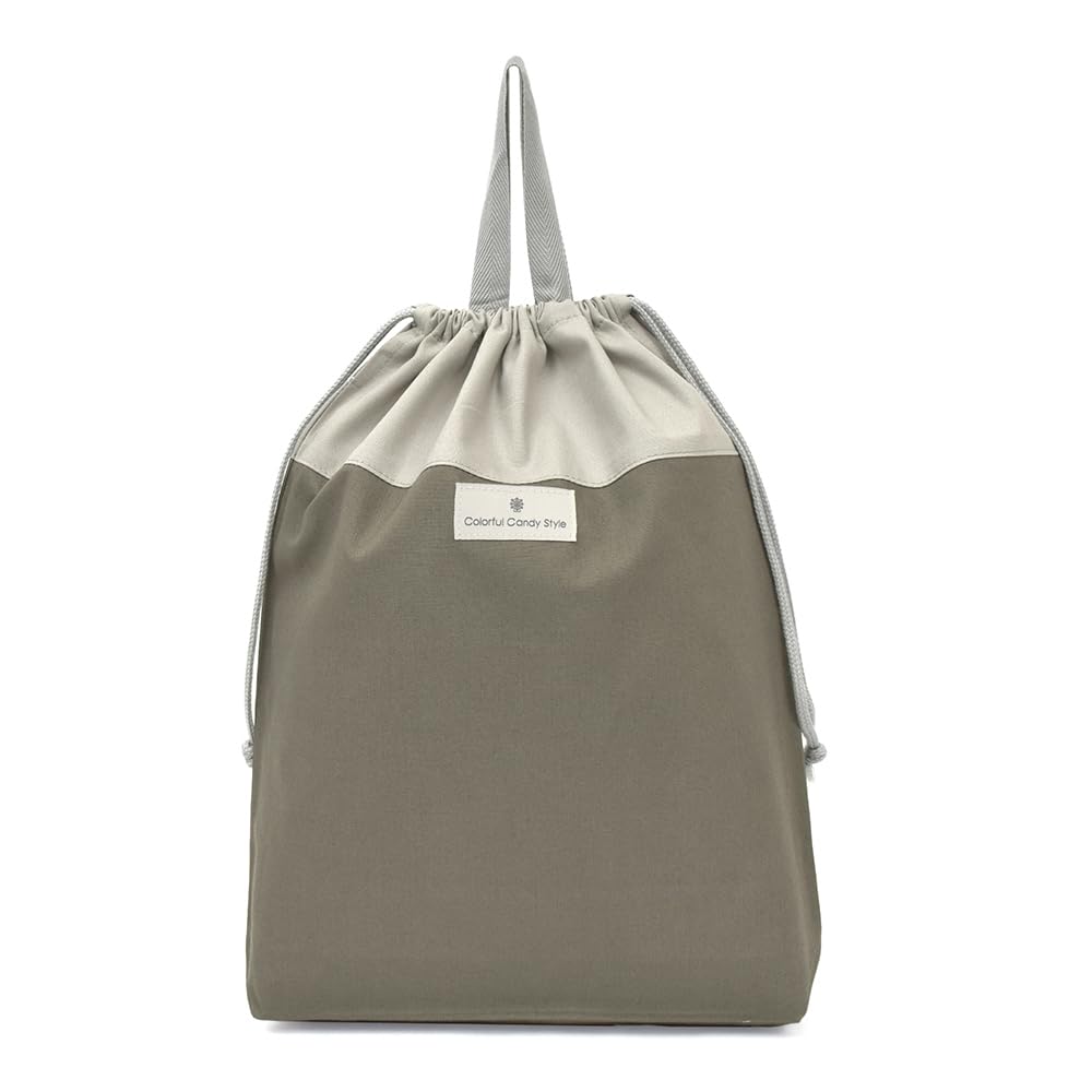 COLORFUL CANDY STYLE Drawstring Bag Set Lunch and Cup in Charcoal A stylish gift for boys and kids looking for a great gift for kindergarten or school