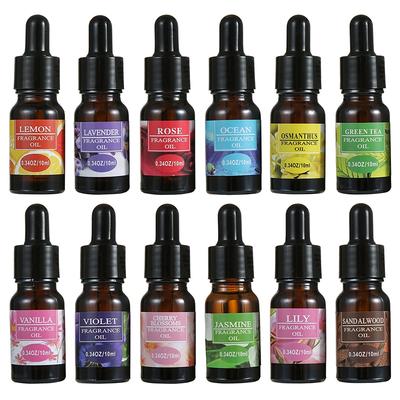 10ml Fragrance Essential Oil for Aroma Diffusers Air Freshening Aromatherapy Oil For Making Scented CandlesMassage Sleep