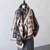 European Style Faux Cashmere Double-Sided Neck Warmer Scarf - Autumn/Winter Versatile, Warm, Cold-Proof, Windproof Shawl