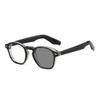 New Photochromic Reading Glasses Unisex Blue Light Blocking Glasses Fashionable Square Frames Turn Grey Presbyopia Glasses