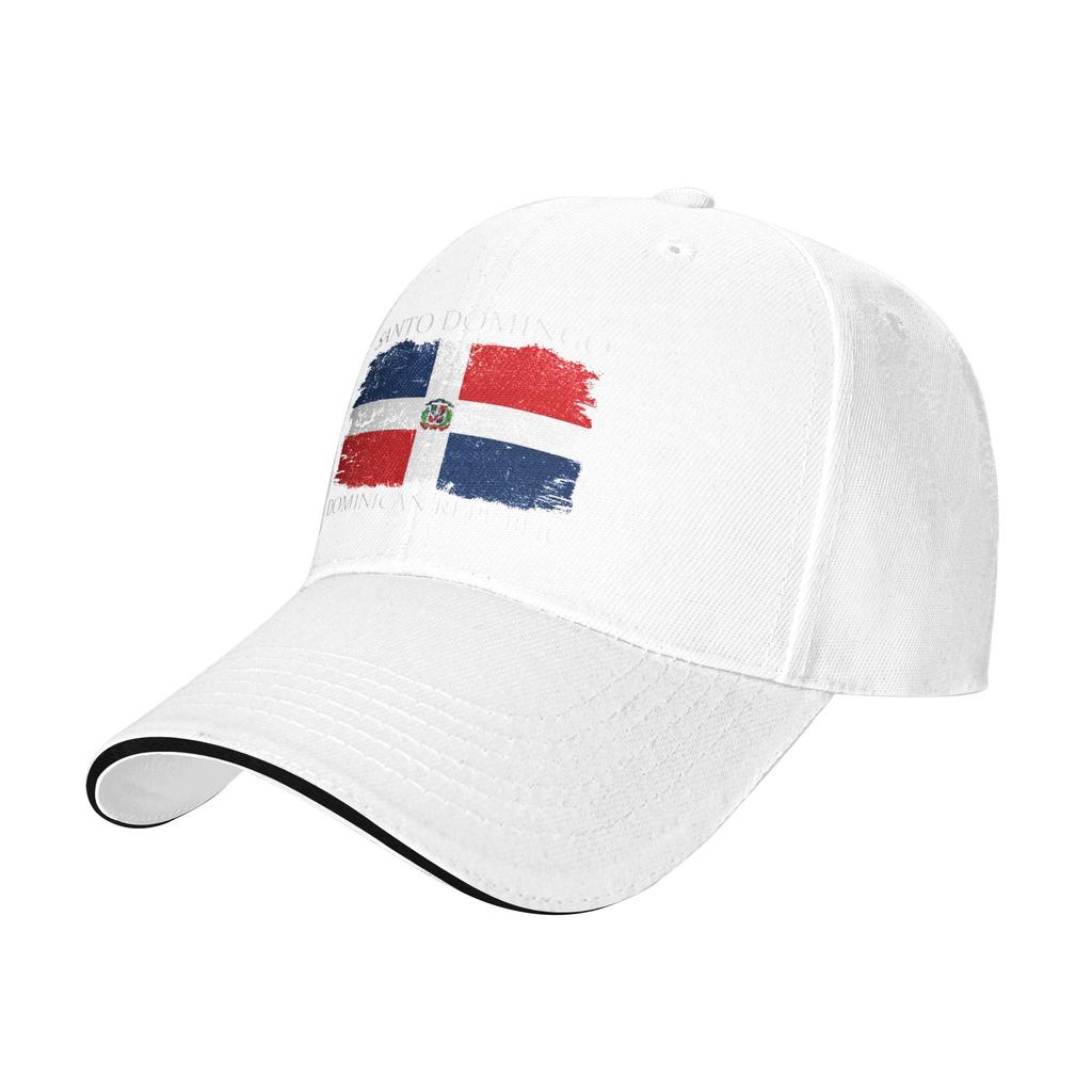Santo Domingo Dominican Republic Flag Trucker Hat Spring Sunscreen Cap Unisexs Womens Baseball Cap Casual Outdoor Hats