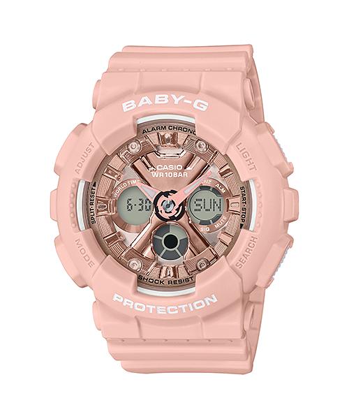 

Casio Baby-G Women s Resin 100M Water Resistant Analog Shock Resistant Quartz Watch BA-130-4APRL красный
