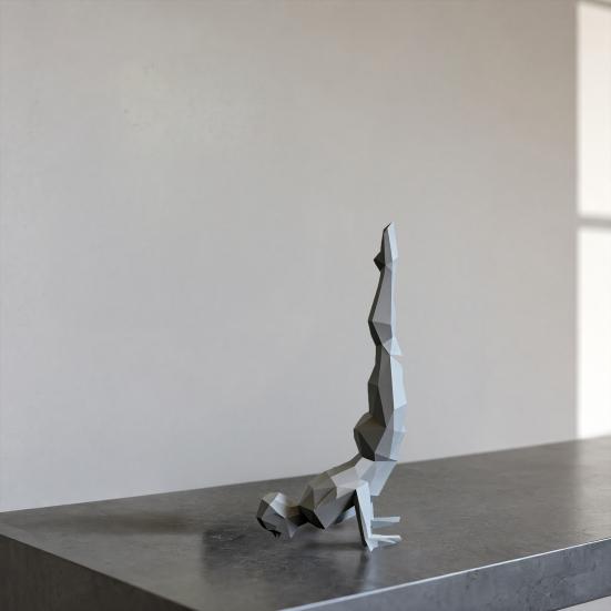 3D Printed Upside Down Rock Climber Figurine, Unique Desktop Art Decor Statue, Home Art Ornament, Gift for Climbing Yoga Lovers