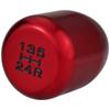 Arenbel Automotive Alloy Shifter Knob Head Short Gear Lever Shift Handle Fits Most Manual Red 5-Speed Cars,