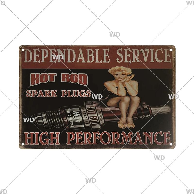 Retro Pin Up Girl Amerikanischer Stil Blechschild Metall Vintage Plakette Wandschilder Metallposter Platte Garage Schlafzimmer Man Cave Geschenk Dekor