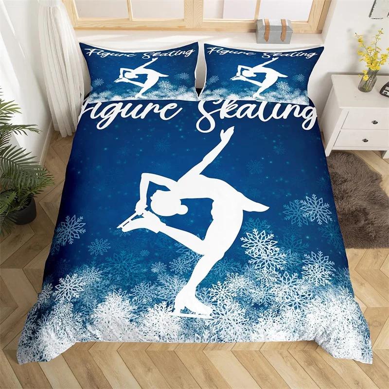Gymnastik Sport Påslakanset Regnbåge Akvarell Tie Dye Queen Sängkläder Mikrofiber Cheerleading Täcke För Yogaälskare