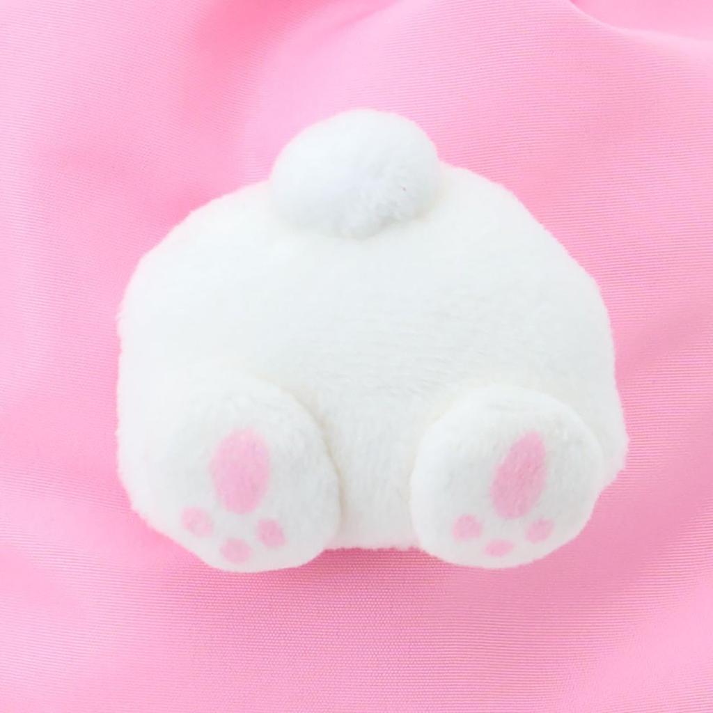 Sanrio My Melody Drawstring Pouch with Mascot Soft Plush Coin Bag Organizer 144312