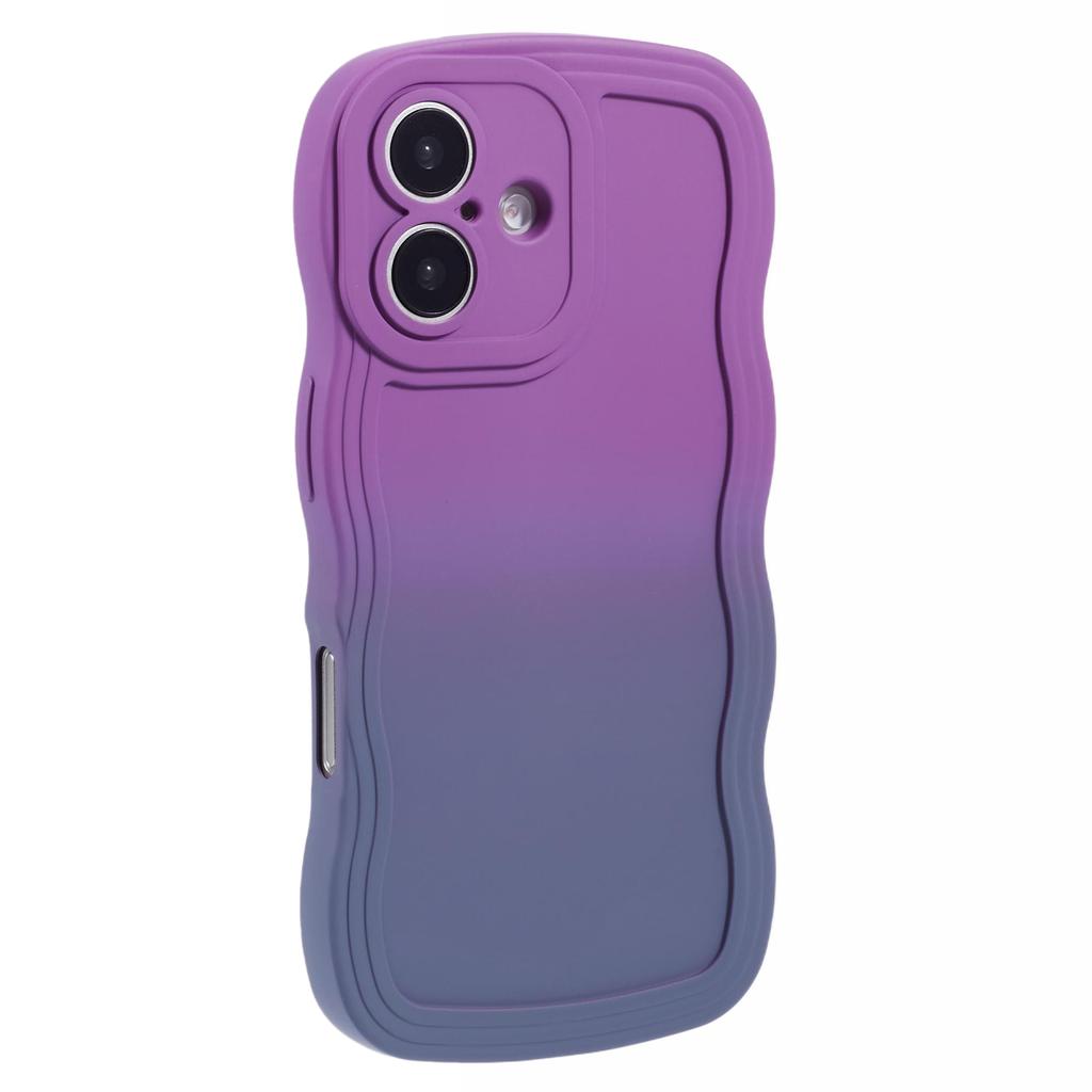 For iPhone 17 Case Gradient Color Rubberized TPU Phone Cover