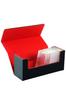Magnetic Loader Storage Case the Loader PU Leather Trading Card Case Deck Case for Trading Cards Holds 36 Créer [Stores Entirely/Large Capacity] (Red,