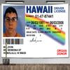 Karta ID McLovin Flaga Fałszywe Prawo Jazdy Flagi Ścienna Gobelin Zabawne Memy Gobeliny Do Sypialni Estetyczna Dekoracja Pokoju