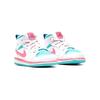 Jordan 1 Mid White Pink Green Soar TD 644507-102