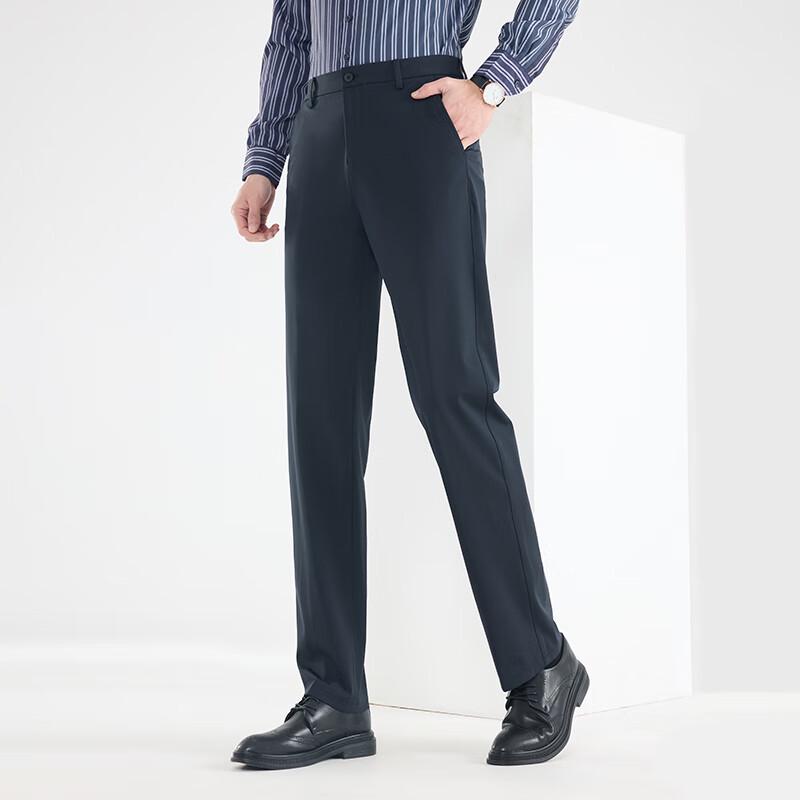 Men's Business Casual Straight-Leg Trousers FMLF9156