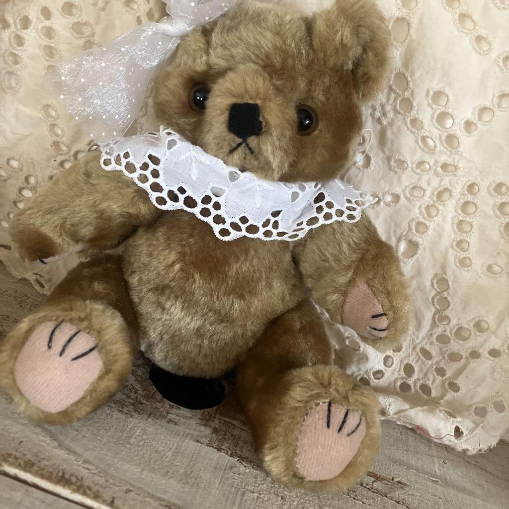 [USED] Vintage British teddy bear, approximately 22cm, price reduced from ¥6000 to ¥5500