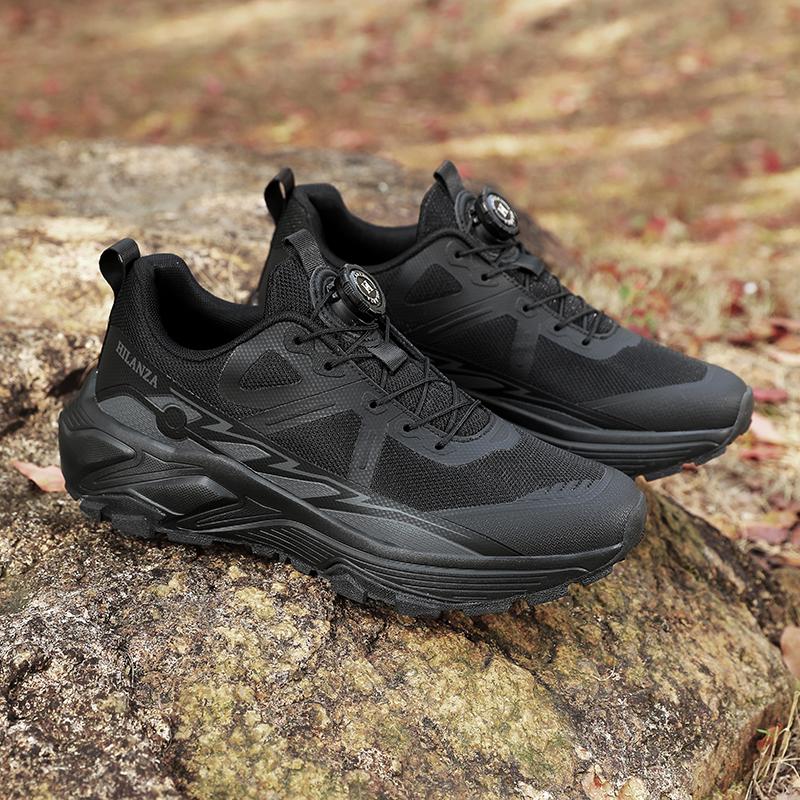 Fashion Couples Platform Sports Shoes Men Rotary Buckle Men's Hiking Shoes Outdoor Thick Sole Running Shoes Women's Casual Sneakers