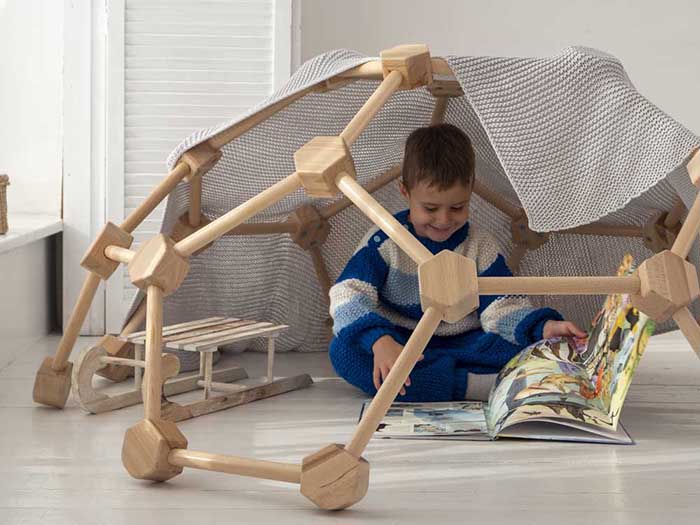 Wooden Climbing Dome For Home Kids Climbing Frames