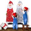 Santa Claus Felt Advent Calendar Countdown to Christmas Wall Hanging for Home Holiday Decor Festive Seasonal Ornament