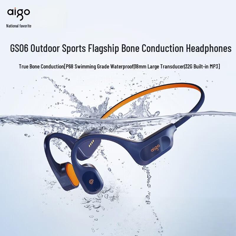 aigo GS06 Bone Conduction Bluetooth Sports Headphones