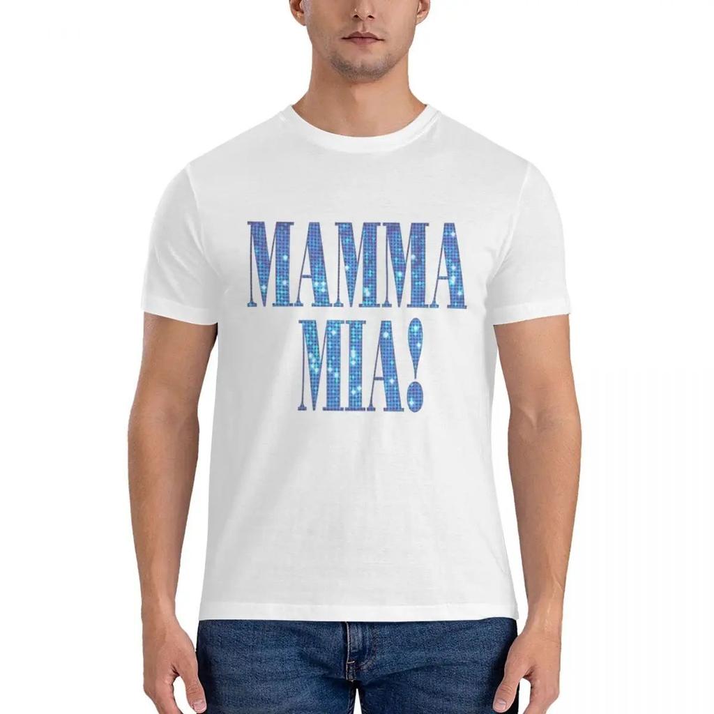 Mamma Mia Sparkle Text T-Shirt
