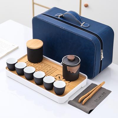 Creative Guochao Souvenir Ceramic Portable Travel Tea Set Business Company High-end Gifts