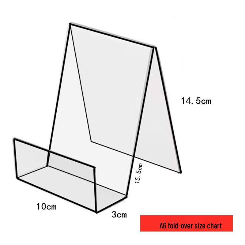 

Acrylic Bookends and Stand for Books, Booklets, Records, and Displays