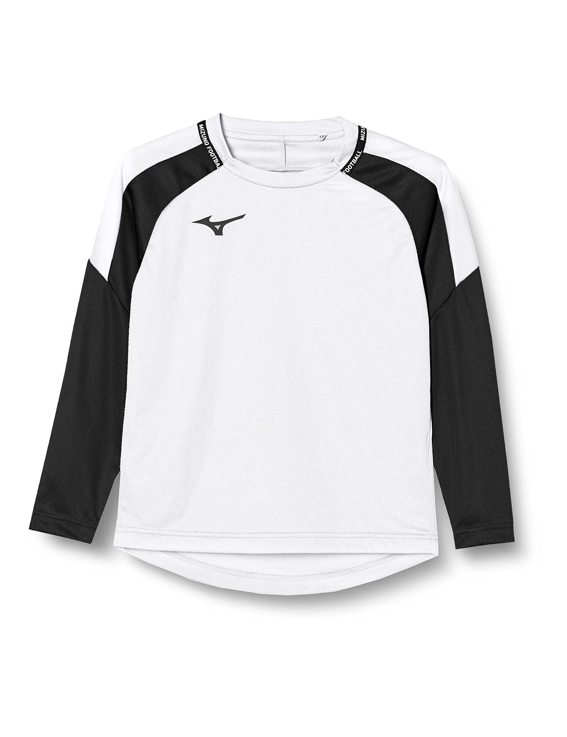 

Mizuno PRO Field Soccer Long Size 160 Shirt, Wear, Sleeve, Moisture-Wicking, Quick-Drying, Kids, White, (P2MA2506) белый