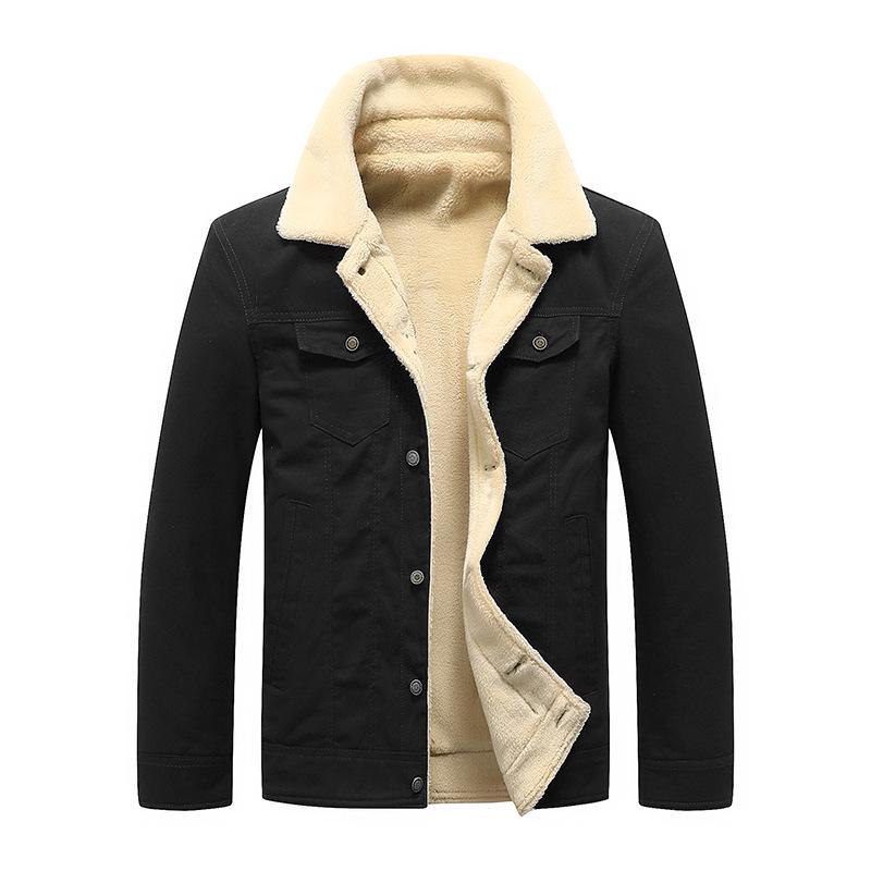 

2019 Men s Plus Size Autumn Winter Jacket for Larger Sizes XL чорний