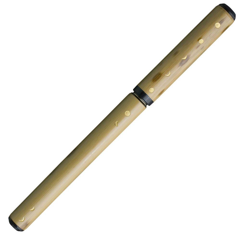 

Akashiya Natural Bamboo Brush Moon Paulownia Wood Pen, Design, Box, AK3200MK-38