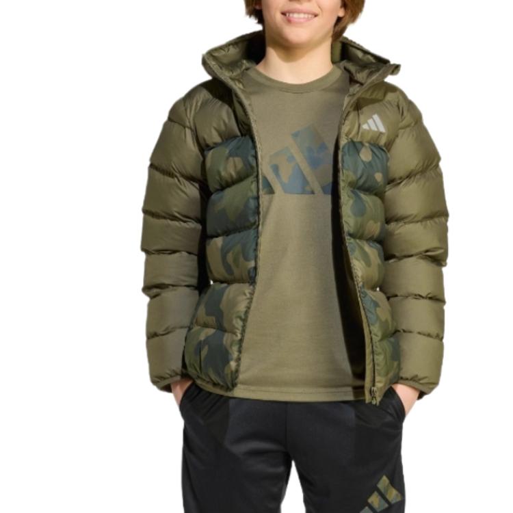 Adidas Kids Padded Jackets Hooded Thickened JL7398 152