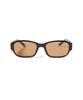Hangeul Cali Flat Sunglasses Brown