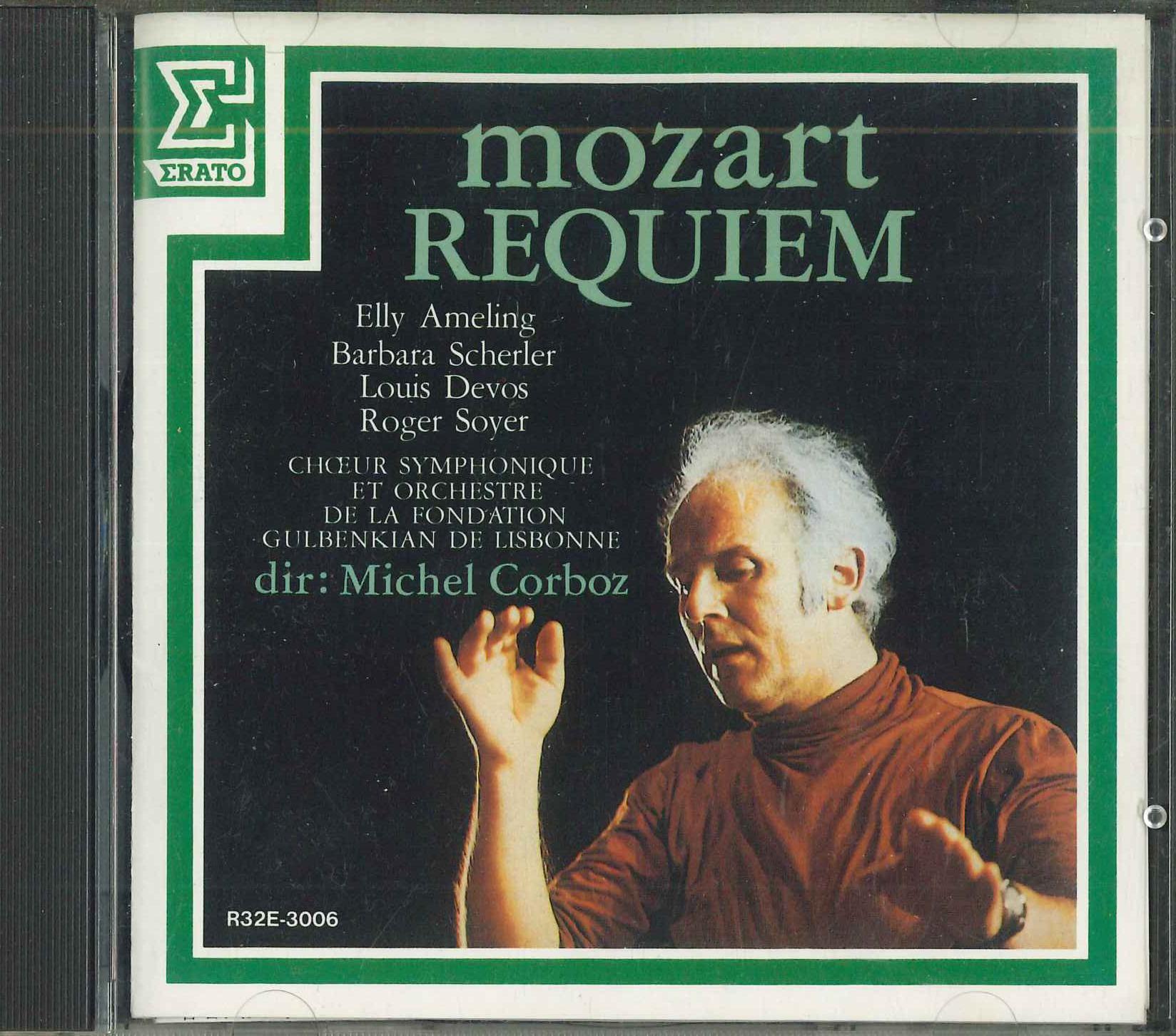 

CD CORBOZ - Моцарт, РЕКВИЕМ R32E3006 ERATO 1987 Япония Классика Б/У